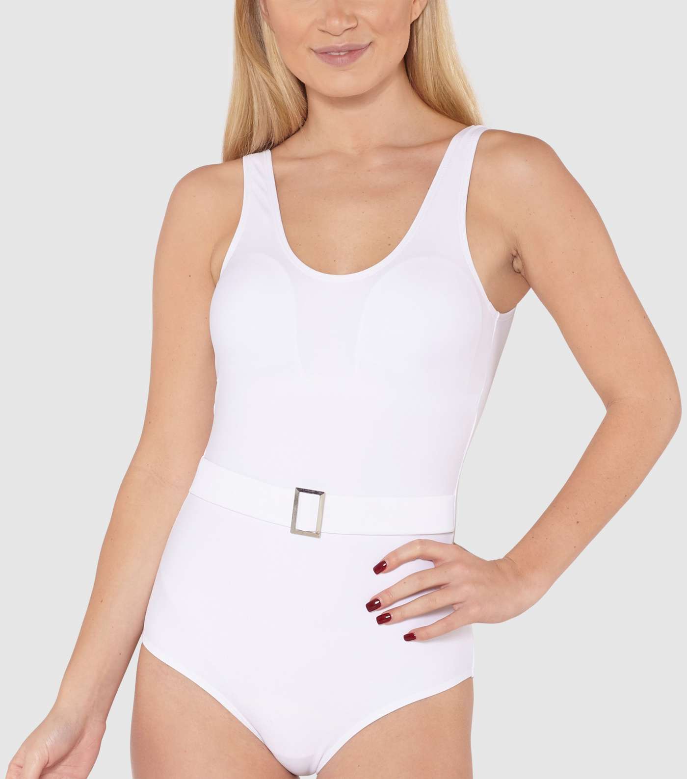 Beachcomber White Belted Swimsuit