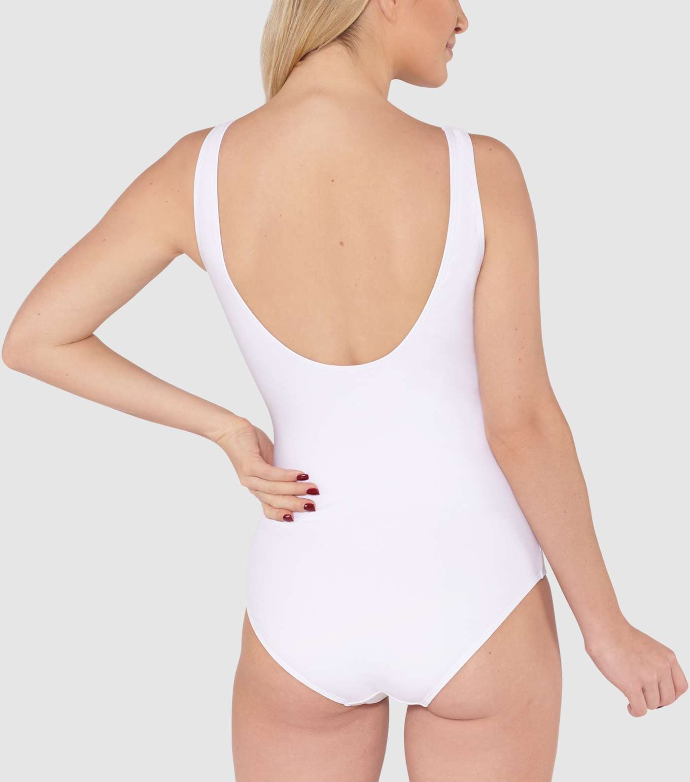 Beachcomber White Belted Swimsuit Image 3