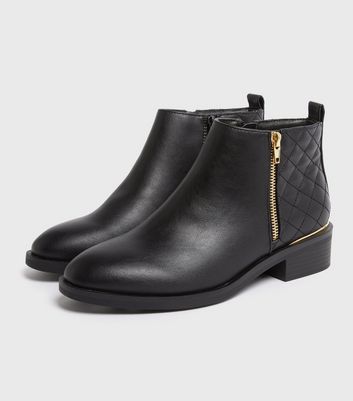 new look flat ankle boots