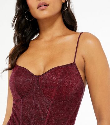 new look glitter bodysuit