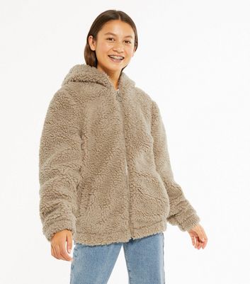 new look sherpa jacket