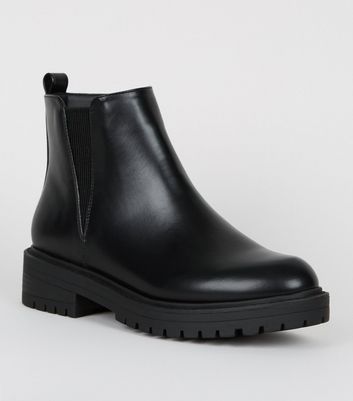 new look black chelsea boots