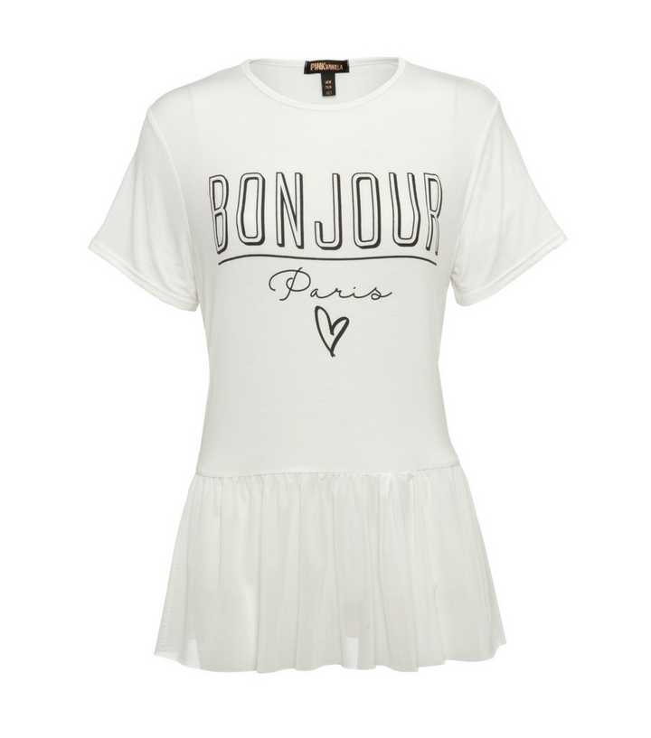 bonjour t shirt new look