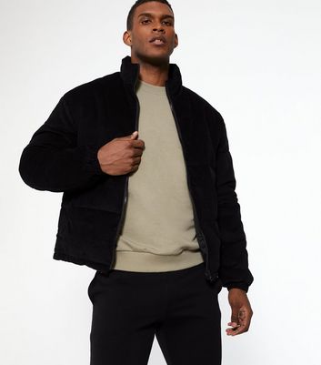 KTZ Ny Yankees Corduroy Puffer Jacket in Black for Men