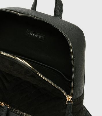 newlook black backpack