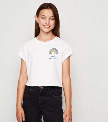 new look rainbow t shirt