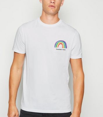 new look rainbow t shirt