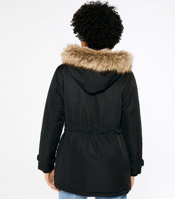 parka jacket with fur hood