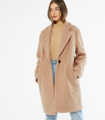 new look boucle coat