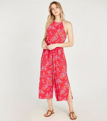 new look halter neck jumpsuit