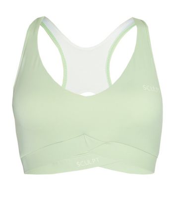 light green sports bra