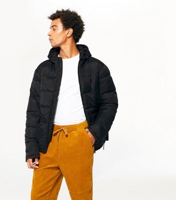 yellow puffer jacket new look