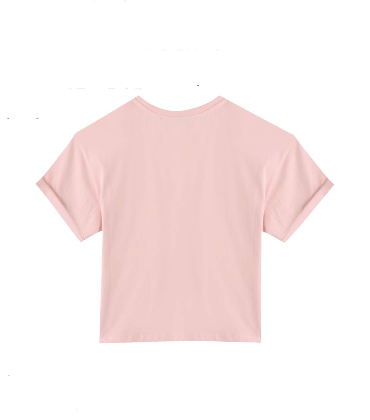 Girls Pale Pink Cool Cats Slogan T-Shirt Image 2
