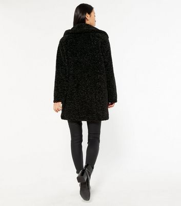 Black teddy coat petite shop