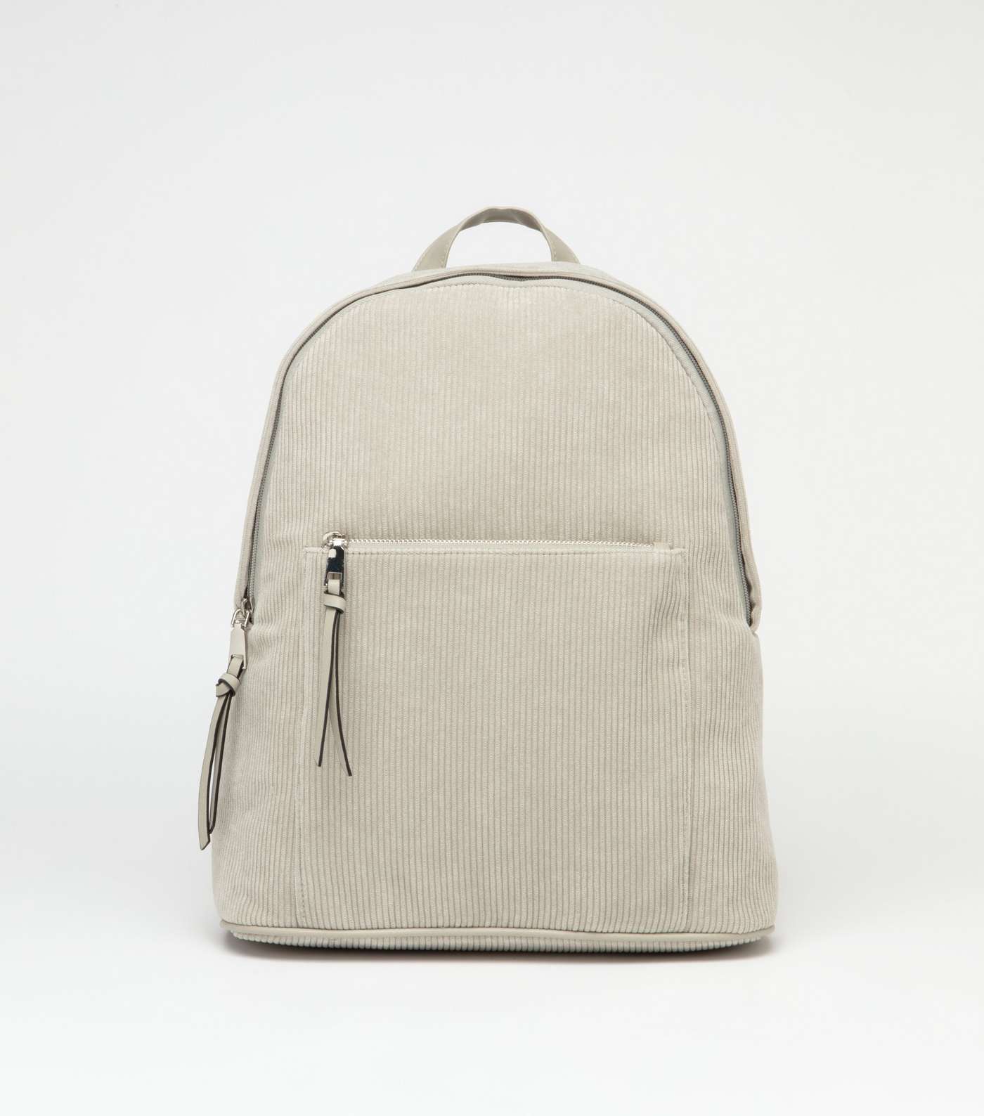 Grey Cord Backpack 