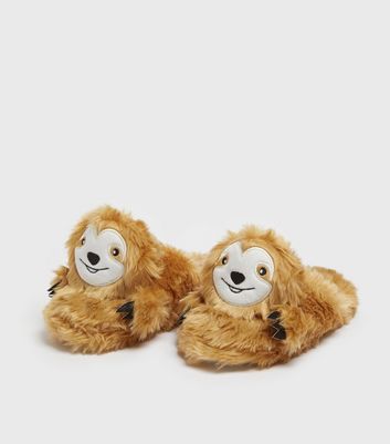 new look sloth slippers