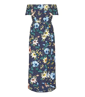 mela london polka dot maxi dress