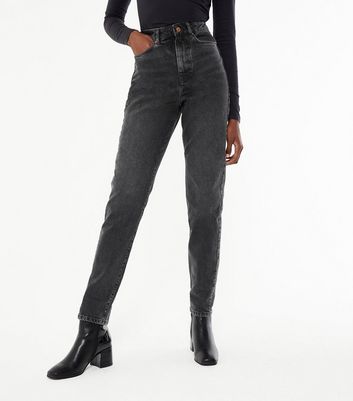 tall black mom jeans
