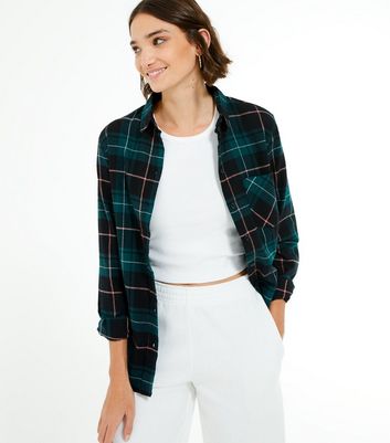 checked shirt womens new look