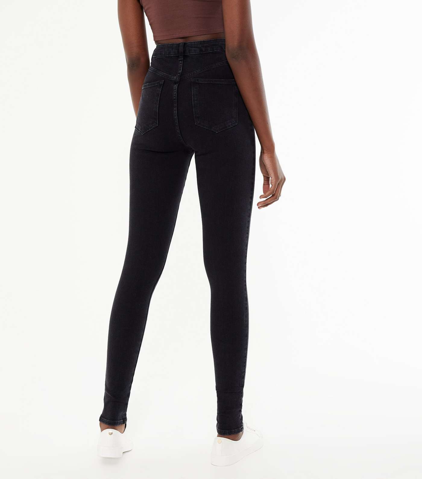 Tall Black Contour Super Skinny Jeans Image 3