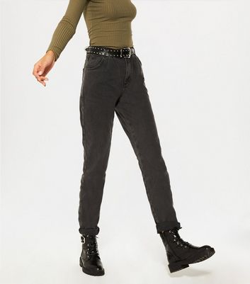 Tall Black Slouch Washed Nia Balloon 