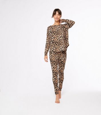 Brown Leopard Soft Touch Leggings 