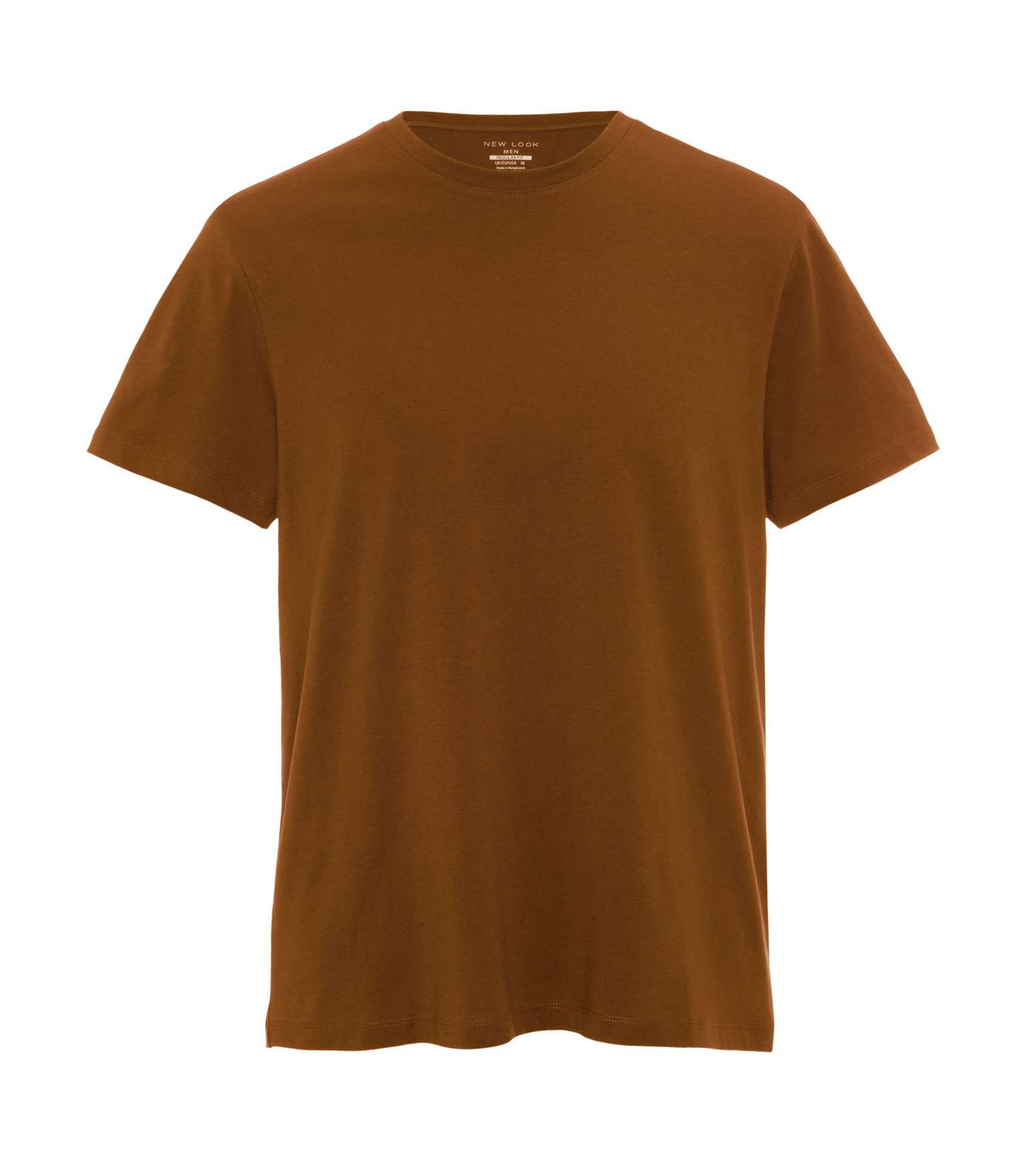 Rust Plain Short Sleeve T-Shirt