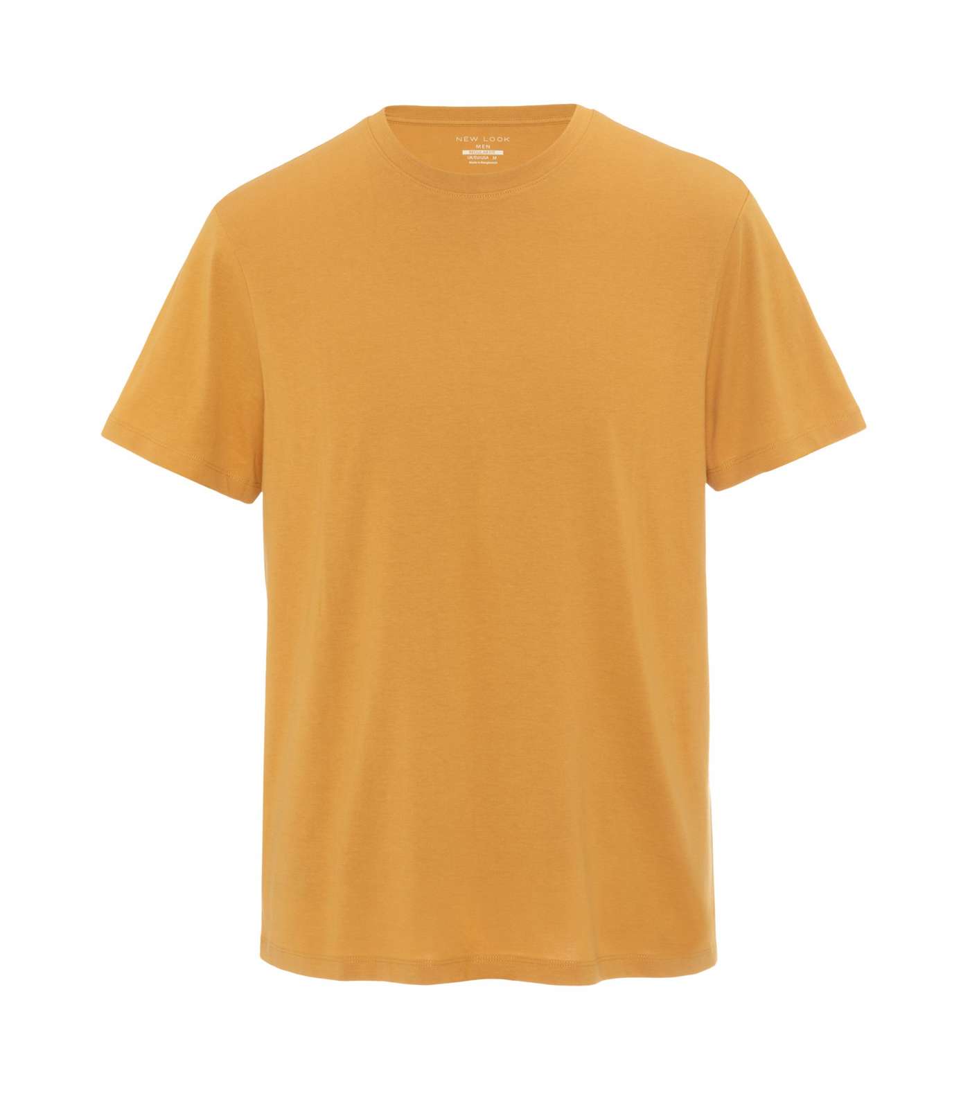 Mustard Plain Short Sleeve T-Shirt