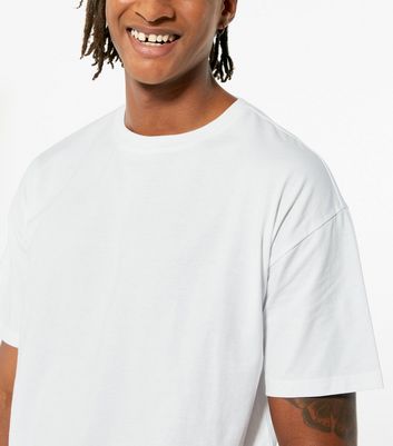 White Plain Relaxed Fit T-Shirt | New Look