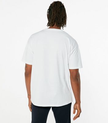 White Plain Relaxed Fit T-Shirt | New Look