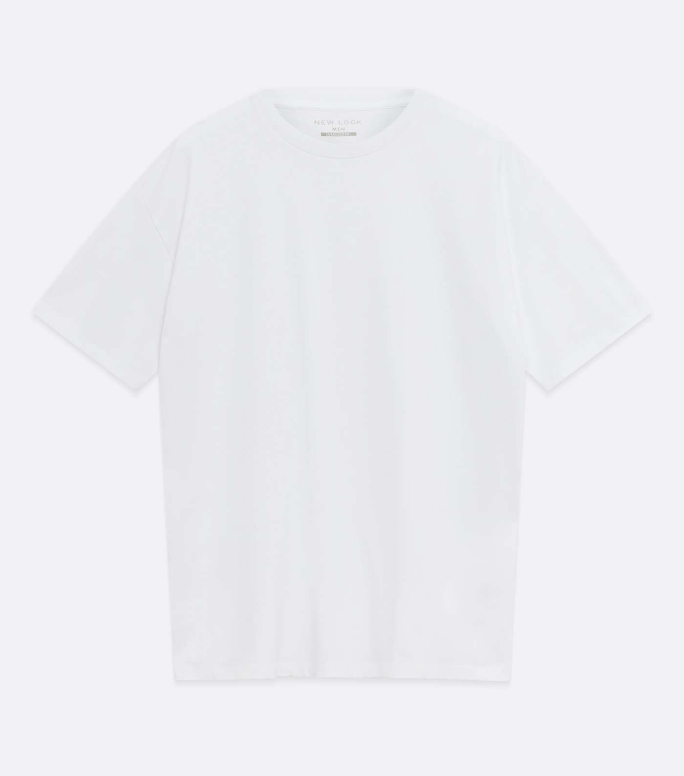 White Plain Relaxed Fit T-Shirt Image 5