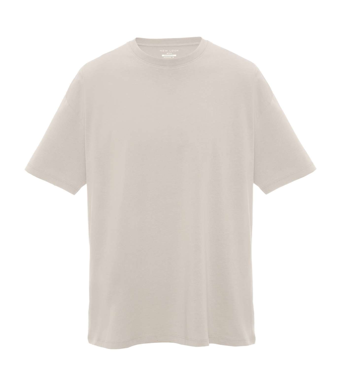 Off White Plain Relaxed Fit T-Shirt