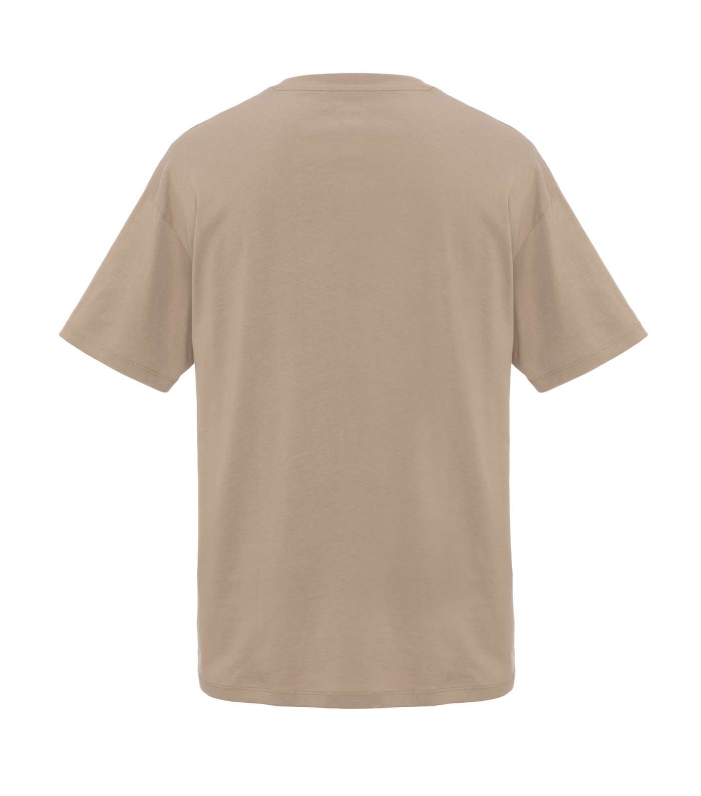 Mink Plain Relaxed Fit T-Shirt Image 2