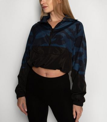 MARLi Sport Black Camo Cropped Jacket 