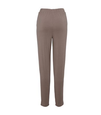 Image of Mink Jersey Joggers New Look