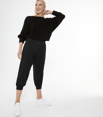 Black jersey harem pants Clearance