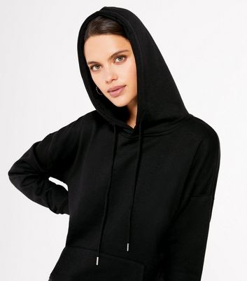 black oversized zip up jacket