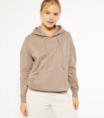 Image of Light Brown Oversized Hoodie New Look