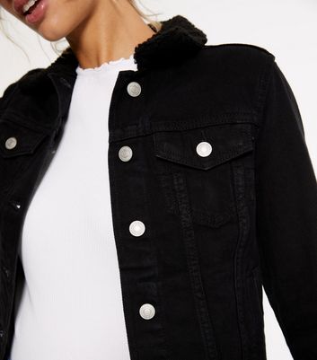 black denim jacket new look