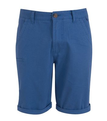 Image of Bright Blue Chino Shorts New Look