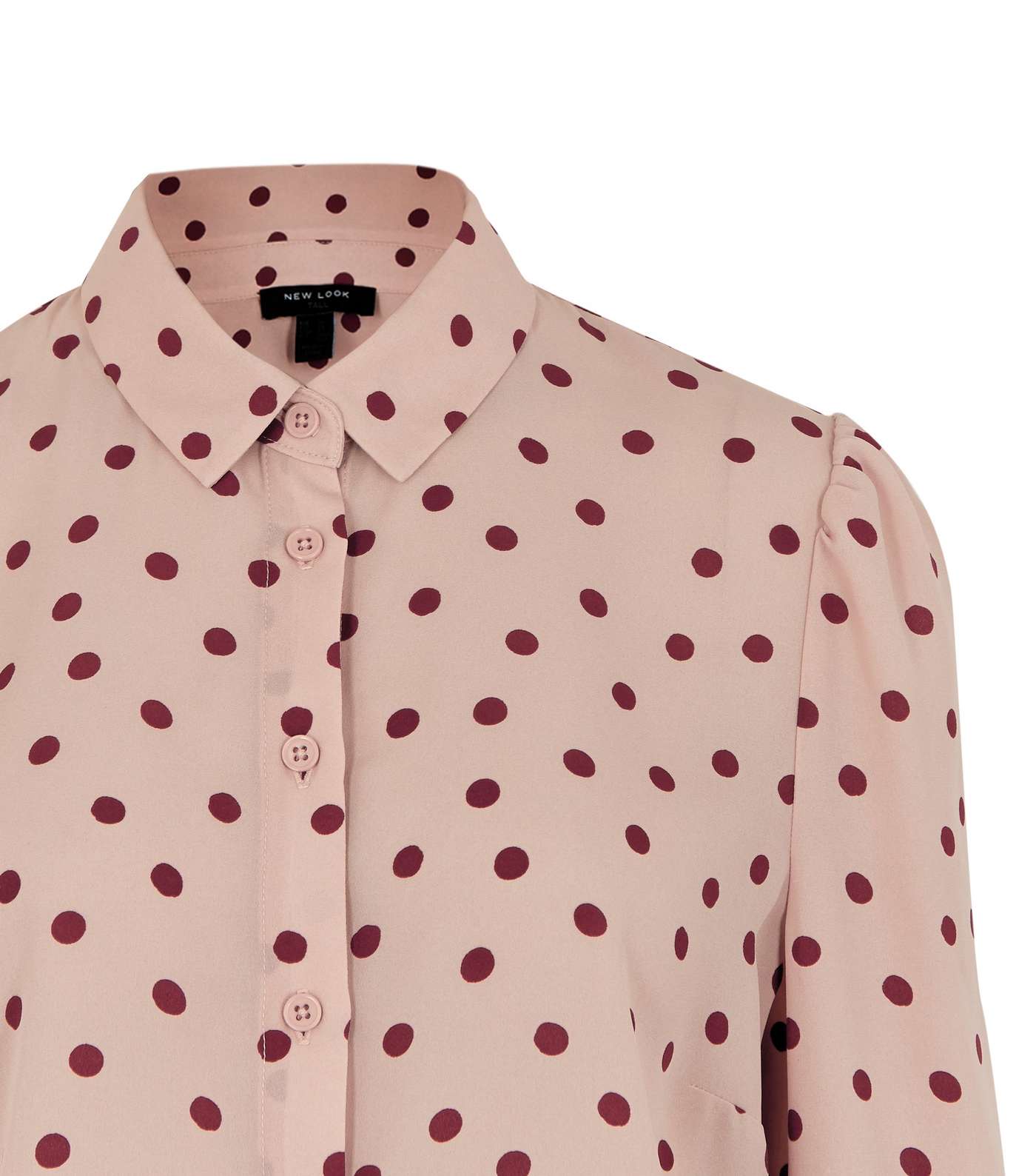Tall Pink Spot Long Sleeve Shirt  Image 3