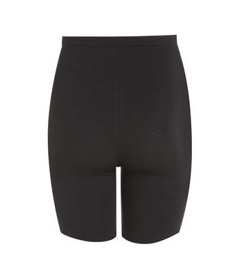 Image of Curves Black Jersey Cycling Shorts New Look