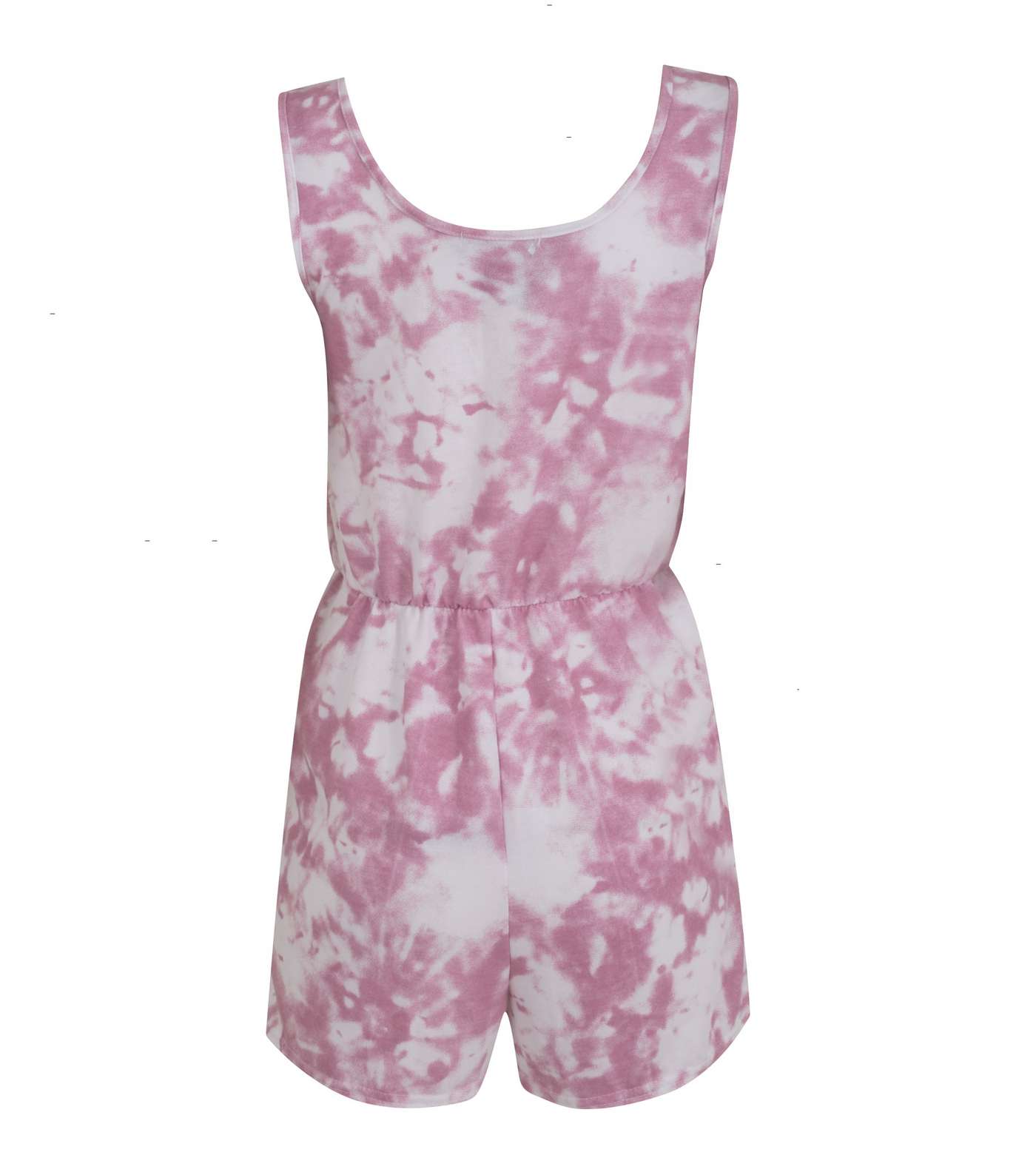 Cameo Rose Pink Tie Dye  Jersey Playsuit Image 2