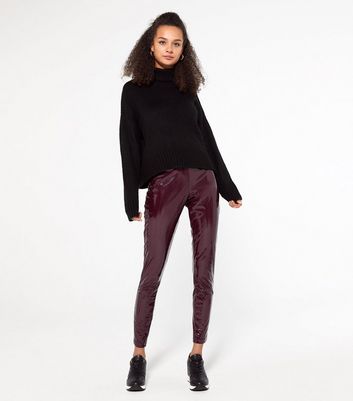 New look hotsell vinyl leggings