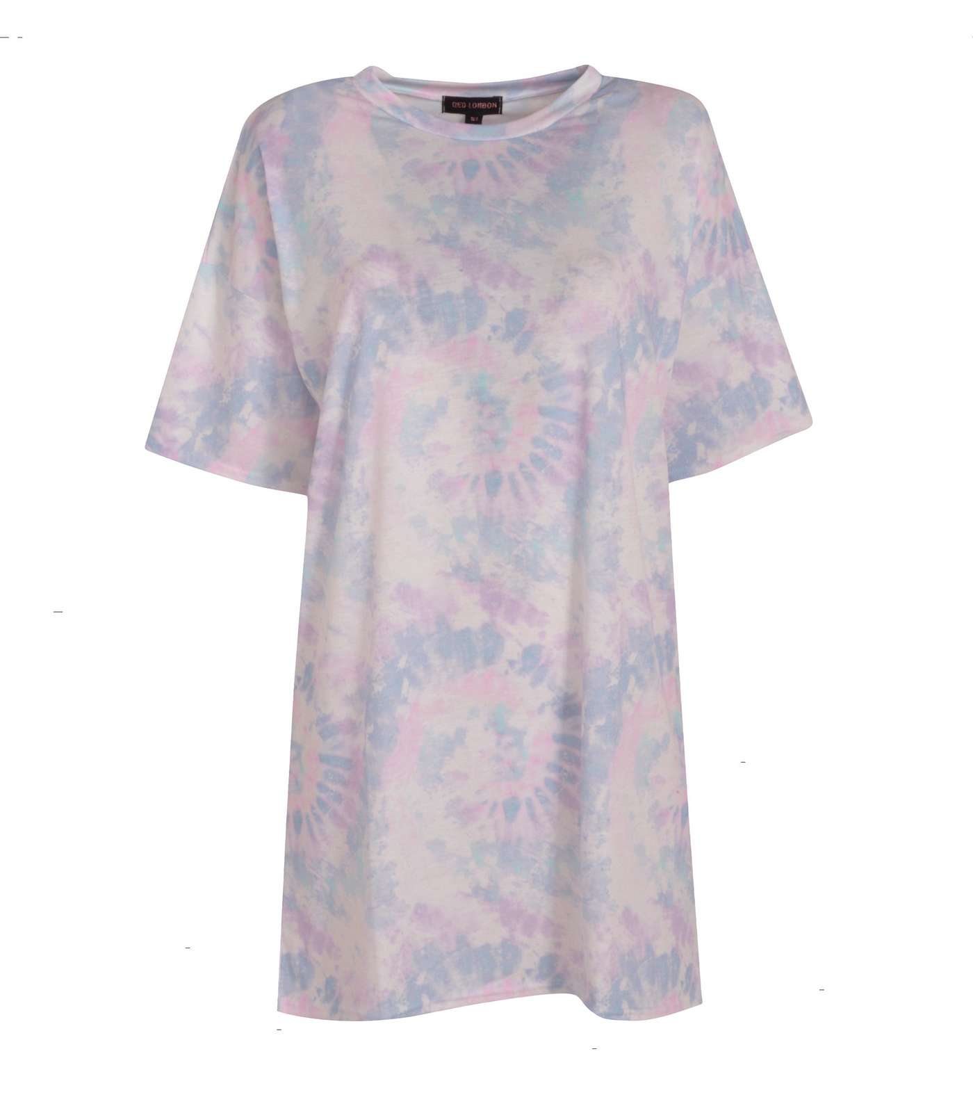 Lilac Tie Dye Short Sleeve T-Shirt Dress