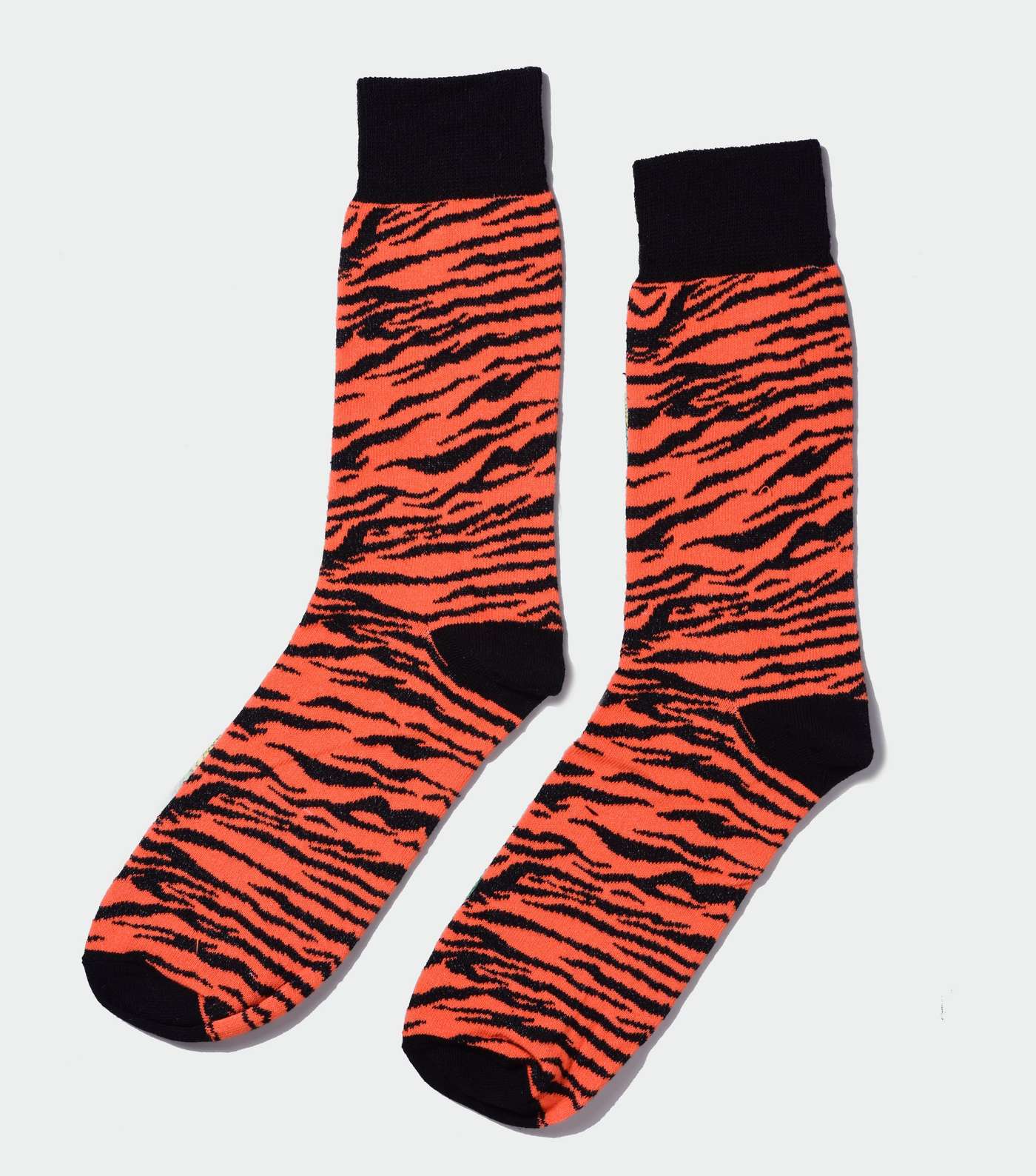 Black Tiger Pattern Socks