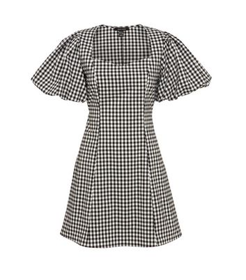 black gingham school dress