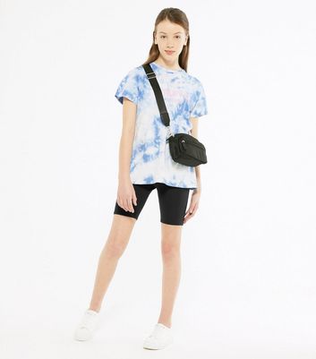 girls black cycling shorts