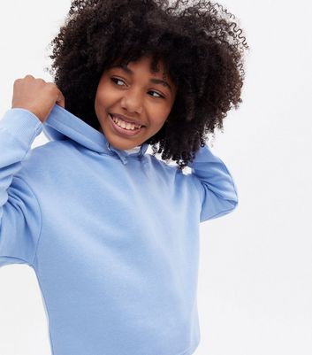 Teenager Bekleidung für Mädchen Girls Bright Blue Jersey Hoodie