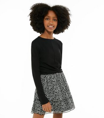 Girls black long sleeve Clearance